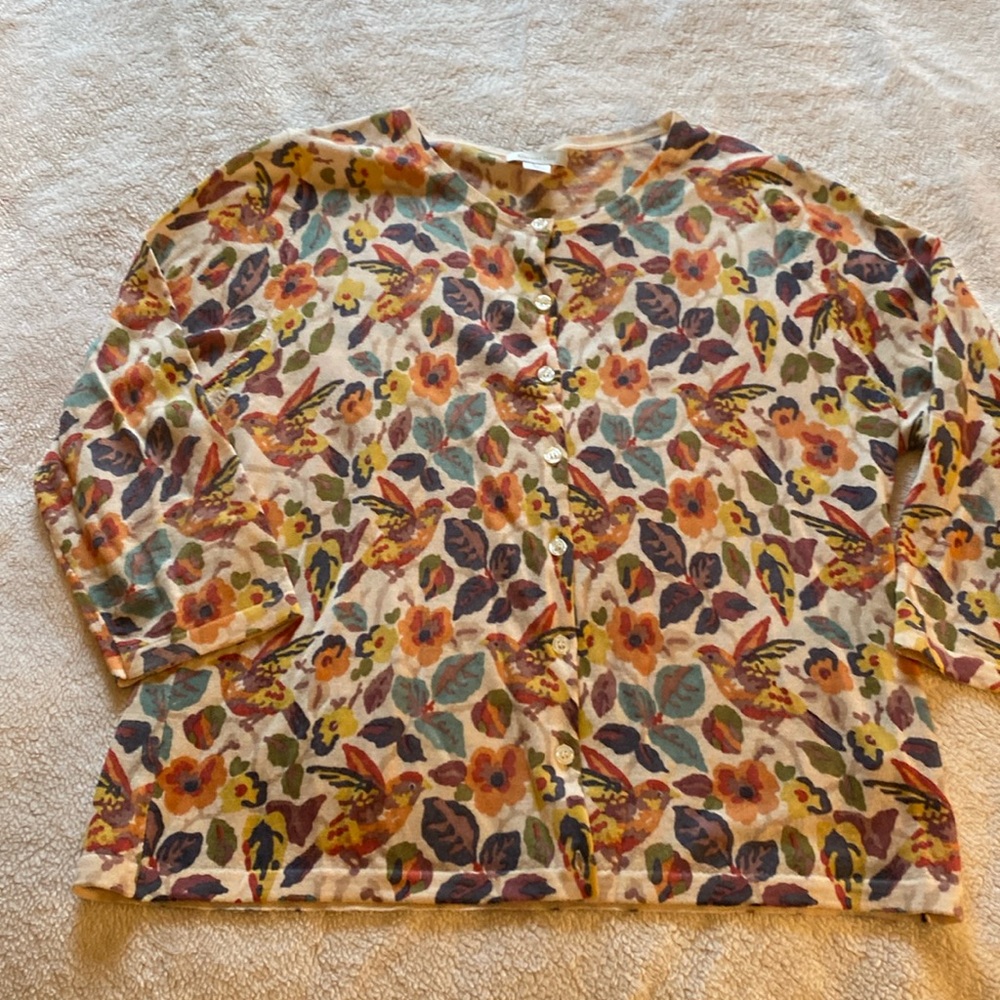 Garnet Hill Merino cardigan